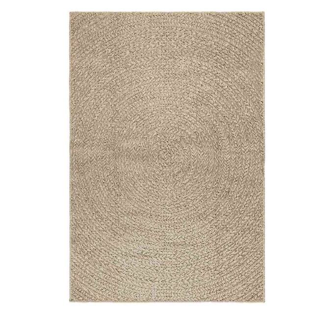 Berkfield Home Rug ZIZUR Beige 120x170 cm Jute Look Indoor & Outdoor - Size: Medium - image 1