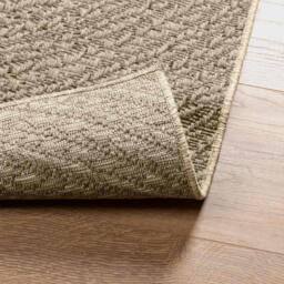 Berkfield Home Rug ZIZUR Beige 120x170 cm Jute Look Indoor & Outdoor - Size: Medium - thumbnail 7