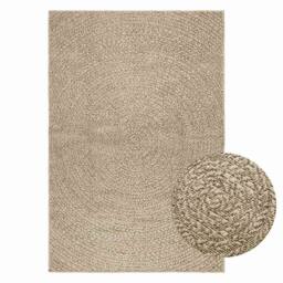 Berkfield Home Rug ZIZUR Beige 120x170 cm Jute Look Indoor & Outdoor - Size: Medium - thumbnail 2