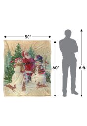 JQ Licensing Lc Santa & Snowmen Christmas Friends Silky Touch Super Soft Throw Blanket 152 X 127 cm in White - thumbnail 5