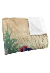 JQ Licensing Lc Santa & Snowmen Christmas Friends Silky Touch Super Soft Throw Blanket 152 X 127 cm in White - thumbnail 3