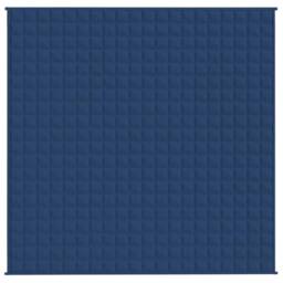 Berkfield Home Weighted Blanket Blue 200x200 cm 9 kg Fabric - thumbnail 3