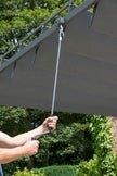 Norfolk Leisure Lifestyle 3x3m Pandora Leaf Gazebo in Grey - thumbnail 5