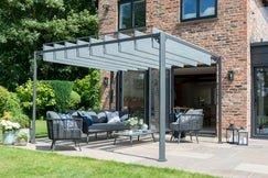 Norfolk Leisure Lifestyle 3x3m Pandora Leaf Gazebo in Grey - thumbnail 2
