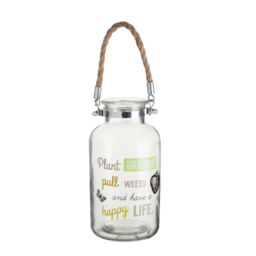 Orsina Elegant Artists Garden Glass Lantern, Versatile Clear Candle Lantern, Tealight Lantern, Sleek Lantern - thumbnail 2