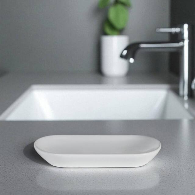Showerdrape Alto White Soap Dish - image 1