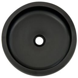 Berkfield Home Countertop Basin Black & Brown Round Œ¶41x14 cm Ceramic - Size: 41x14 cm - thumbnail 4