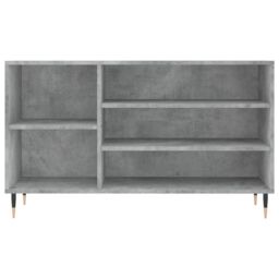 Berkfield Home Shoe Cabinet Concrete Grey 102x36x60 cm Engineered Wood - Size: 102 x 36 x 60 cm - thumbnail 4
