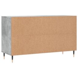Berkfield Home Shoe Cabinet Concrete Grey 102x36x60 cm Engineered Wood - Size: 102 x 36 x 60 cm - thumbnail 6