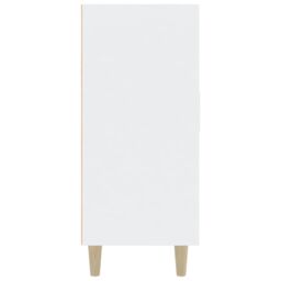 Berkfield Home Sideboard White 90x34x80 cm Engineered Wood - Size: 90 x 34 x 80 cm - thumbnail 5