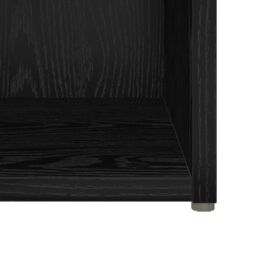 Berkfield Home TV Cabinet Set with Shelf with Storage 6 pcs Black Oak Engineered Wood - thumbnail 7