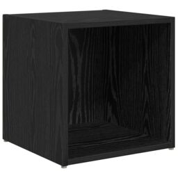 Berkfield Home TV Cabinet Set with Shelf with Storage 6 pcs Black Oak Engineered Wood - thumbnail 5