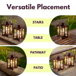 Marco Paul 2pck Solar Firefly Star Lanterns in Bronze - thumbnail 6