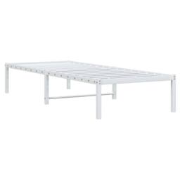 Berkfield Home Metal Bed Frame White 80x200 cm - thumbnail 4
