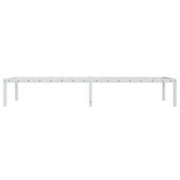Berkfield Home Metal Bed Frame White 80x200 cm - thumbnail 6