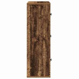Berkfield Home Durable Bookcase Old Wood 60x24x76.5 cm Engineered Wood in Brown - thumbnail 6