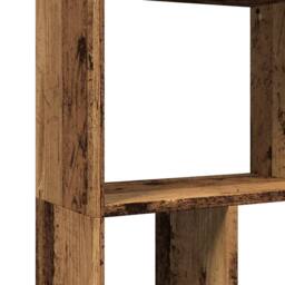 Berkfield Home Durable Bookcase Old Wood 60x20x120 cm Engineered Wood in Brown - Size: 60 x 20 x 120 cm - thumbnail 9