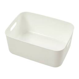 EONLION 2PCS(L+XL) Plastic Storage Boxes with Lids in White - Size: 500mm - thumbnail 4