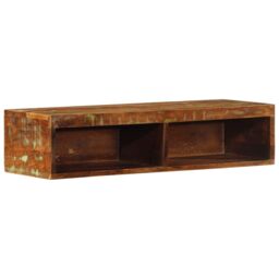 Berkfield Home Wall-mounted TV Cabinet 80x30x19 cm Solid Wood Reclaimed - Size: 80 x 30 x 19 cm - thumbnail 3
