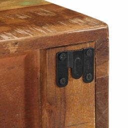 Berkfield Home Wall-mounted TV Cabinet 80x30x19 cm Solid Wood Reclaimed - Size: 80 x 30 x 19 cm - thumbnail 9