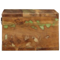 Berkfield Home Wall-mounted TV Cabinet 80x30x19 cm Solid Wood Reclaimed - Size: 80 x 30 x 19 cm - thumbnail 5
