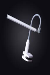 daylight UnoPro Clamp Lamp Task Light with Flexible Arm & Anti-Glare Shade in White - thumbnail 2