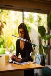 daylight UnoPro Clamp Lamp Task Light with Flexible Arm & Anti-Glare Shade in White - thumbnail 7