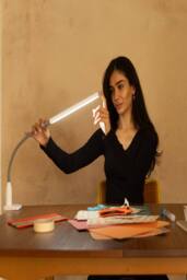 daylight UnoPro Clamp Lamp Task Light with Flexible Arm & Anti-Glare Shade in White - thumbnail 6