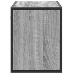 Berkfield Home TV Cabinet Grey Sonoma 80x31x39.5 cm Engineered Wood & Metal - thumbnail 5