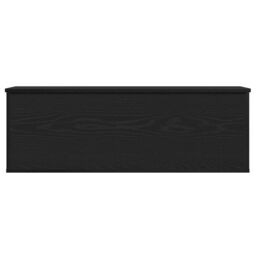 Berkfield Home Storage Box in Black Oak - 102x35x35 cm, Made from Engineered Wood - Size: 102 x 35 x 35 cm - thumbnail 7