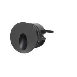 Netlighting Icon Round LED Outdoor Recessed Wall Lamp Black WarmWhite 3000K IP65 - thumbnail 1