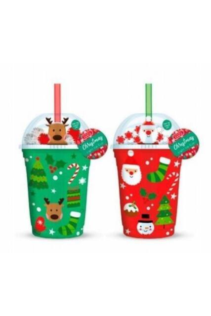 KDMD Christmas Light Up Cold Drink Cups 2 Pack Assorted Designs - image 1