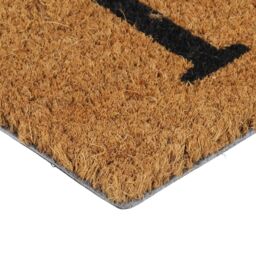 Berkfield Home Door Mat Natural 45x75 cm Tufted Coir in Brown - thumbnail 3