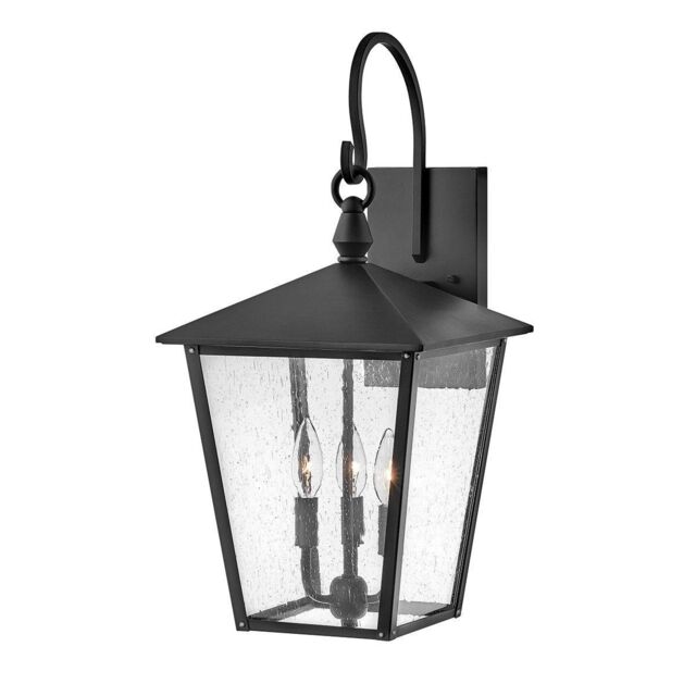 Netlighting Hinkley Huntersfield Outdoor Wall Lantern Black IP44 - image 1