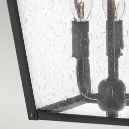 Netlighting Hinkley Huntersfield Outdoor Wall Lantern Black IP44 - thumbnail 2