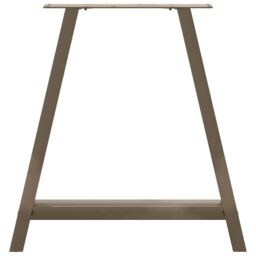 Berkfield Home Coffee Table Legs A-Shaped 2 pcs 70x(72-73) cm Steel in Black - thumbnail 5
