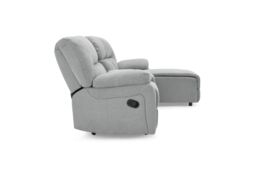 Home Detail Jacob 3 Seater Recliner Sofa With Chaise in Light Grey - thumbnail 3