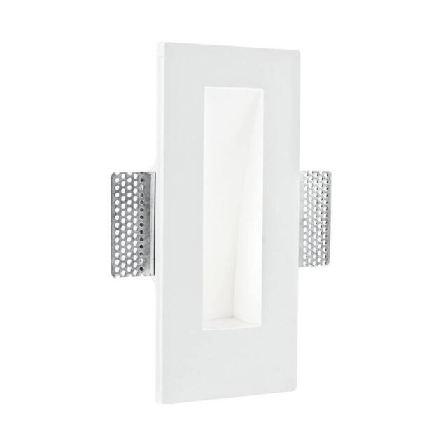 Netlighting ARIEL Recessed Wall Light White 11x24.5x5.5cm - Size: 11x24.5x5.5 cm - image 1