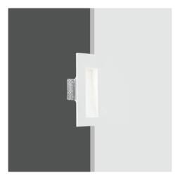 Netlighting ARIEL Recessed Wall Light White 11x24.5x5.5cm - Size: 11x24.5x5.5 cm - thumbnail 2