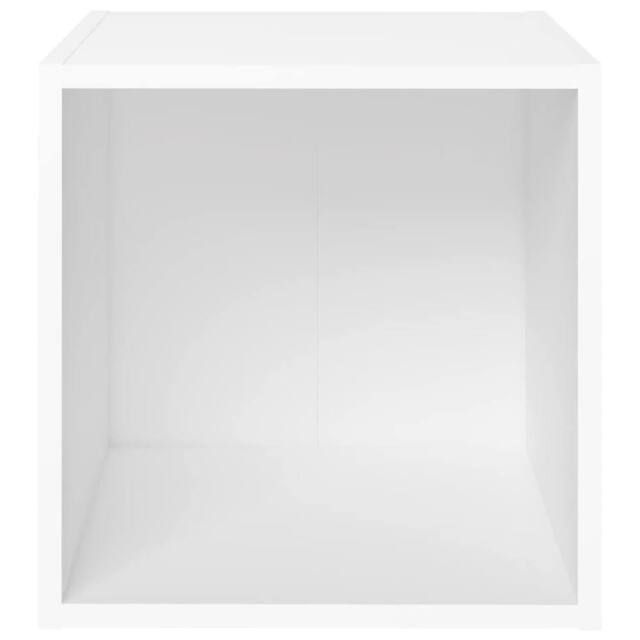 Berkfield Home TV Cabinet White 37x35x37 cm Engineered Wood - Size: 37 x 35 x 37 cm - image 1