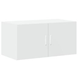 Berkfield Home Storage Cabinet White 80x42.5x225 cm Engineered Wood - thumbnail 5
