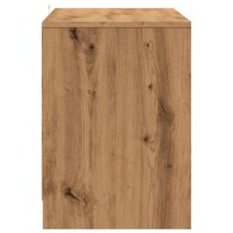 Berkfield Home TV Cabinet Artisan Oak 102x37.5x52.5 cm Engineered Wood in Brown - thumbnail 5