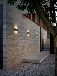 Nordlux Modern Outdoor Wall Light Black Aluminium Intergrated LED Weatherproof - Mains Powered, IP54 - thumbnail 7