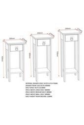 Seconique Corona Plant Stands (Set of 3) in Natural - thumbnail 6