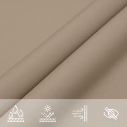 Berkfield Home Sunshade Sail Oxford Fabric Triangular 3.6x3.6x3.6 m Taupe - thumbnail 8