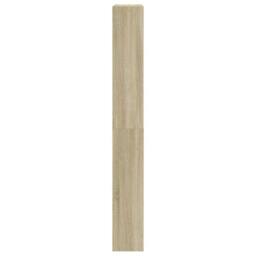 Berkfield Home Shoe Cabinet with 4 Flip-Drawers Sonoma Oak 80x21x163.5 cm in Light Tan - thumbnail 7
