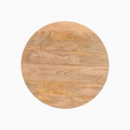 FurnitureboxUK Andes Round Light Oak Wood Set of 3 Nesting Coffee Tables in Light Brown - thumbnail 7
