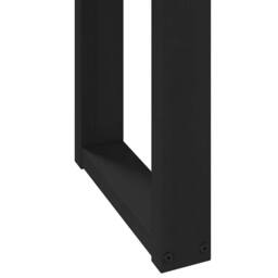 Berkfield Home Desk NOAIN U-Shaped Legs 120x50x75 cm Solid Wood Pine in Brown - Size: 120 x 50 x 75 cm - thumbnail 7