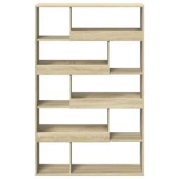 Berkfield Home Room Divider Sonoma Oak 100x33x156.5 cm Engineered Wood in Light Oak - thumbnail 4