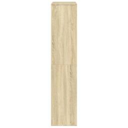 Berkfield Home Room Divider Sonoma Oak 100x33x156.5 cm Engineered Wood in Light Oak - thumbnail 5